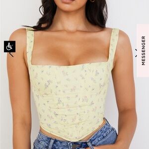 House of cab poppy corset never worn tags off